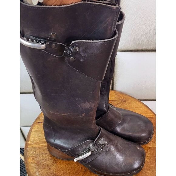 Paysannerie vintage clog boots - Picture 1 of 12